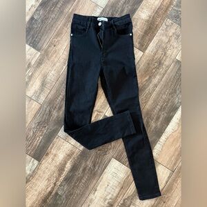 Zara Black Skinny Jeans size 2
